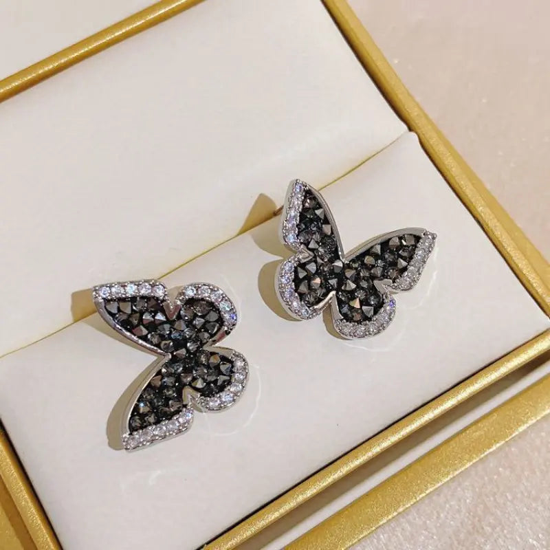 Midnight Butterfly Earrings