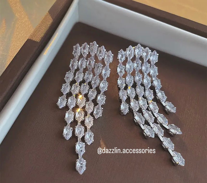 Crystal Fall Earrings