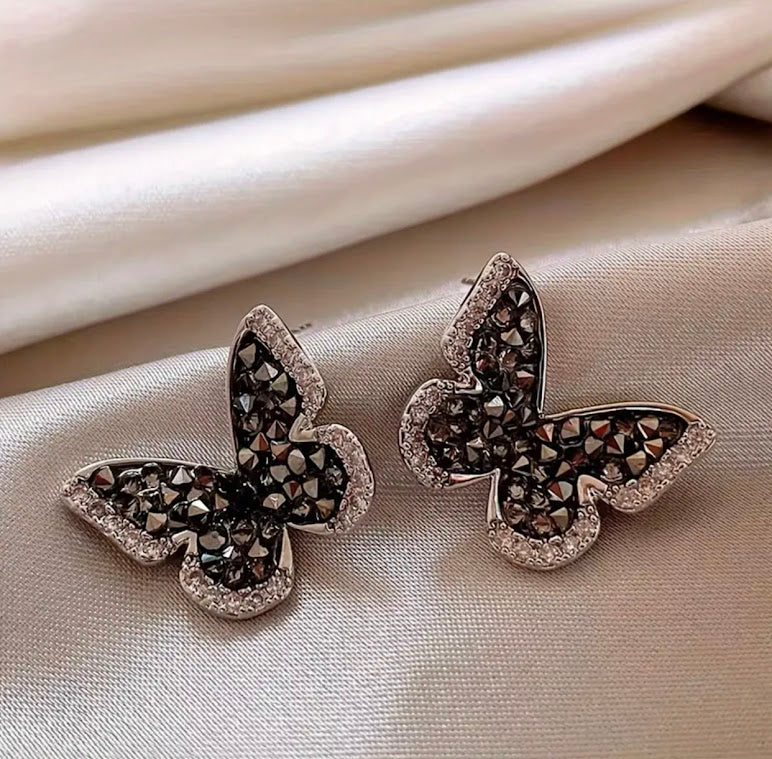 Midnight Butterfly Earrings