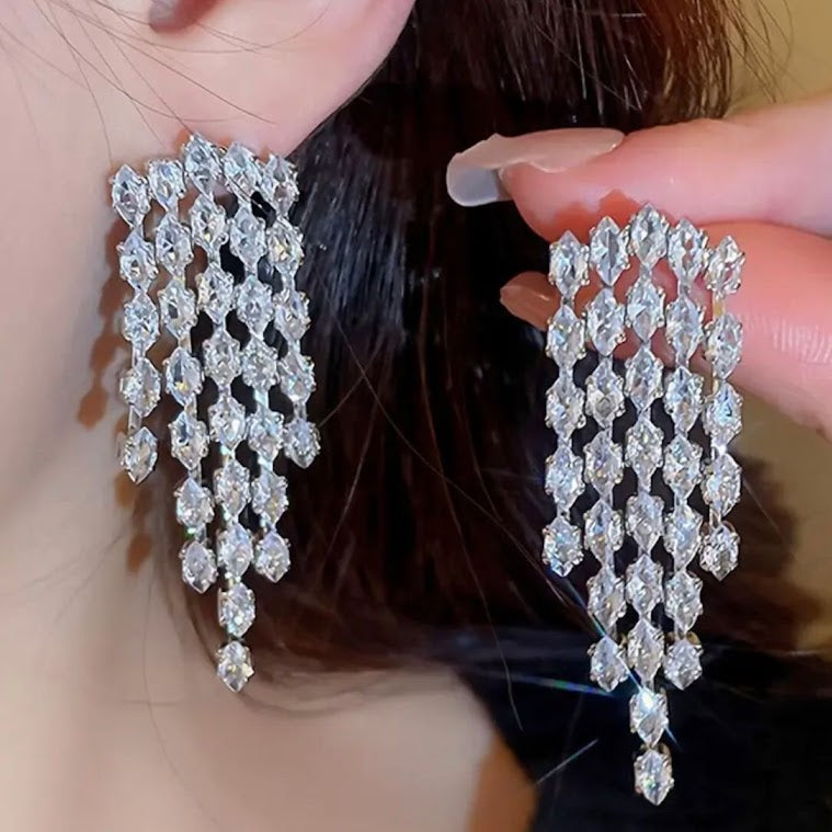 Crystal Fall Earrings